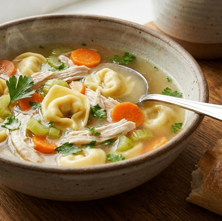 Chicken Tortellini Soup Recipe