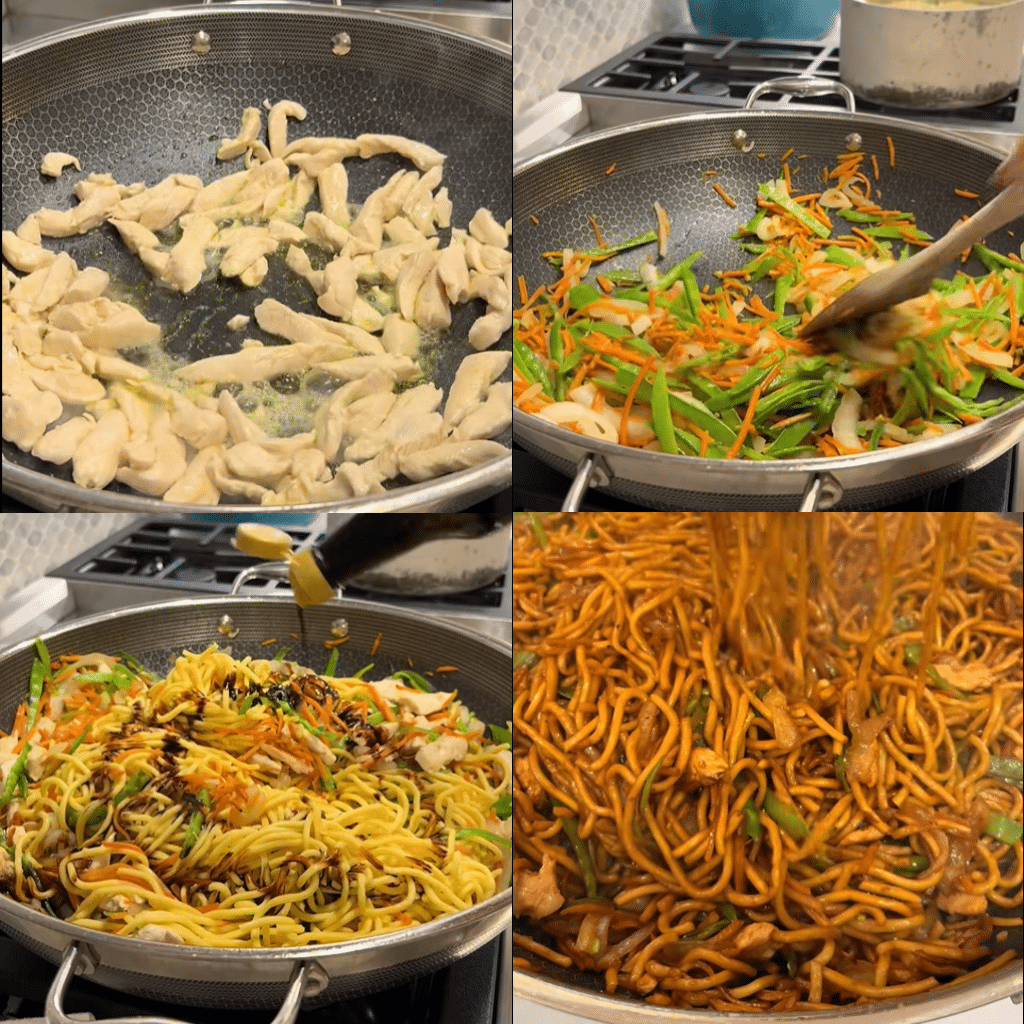 Chicken Lo Mein  Step-by-Step Instructions