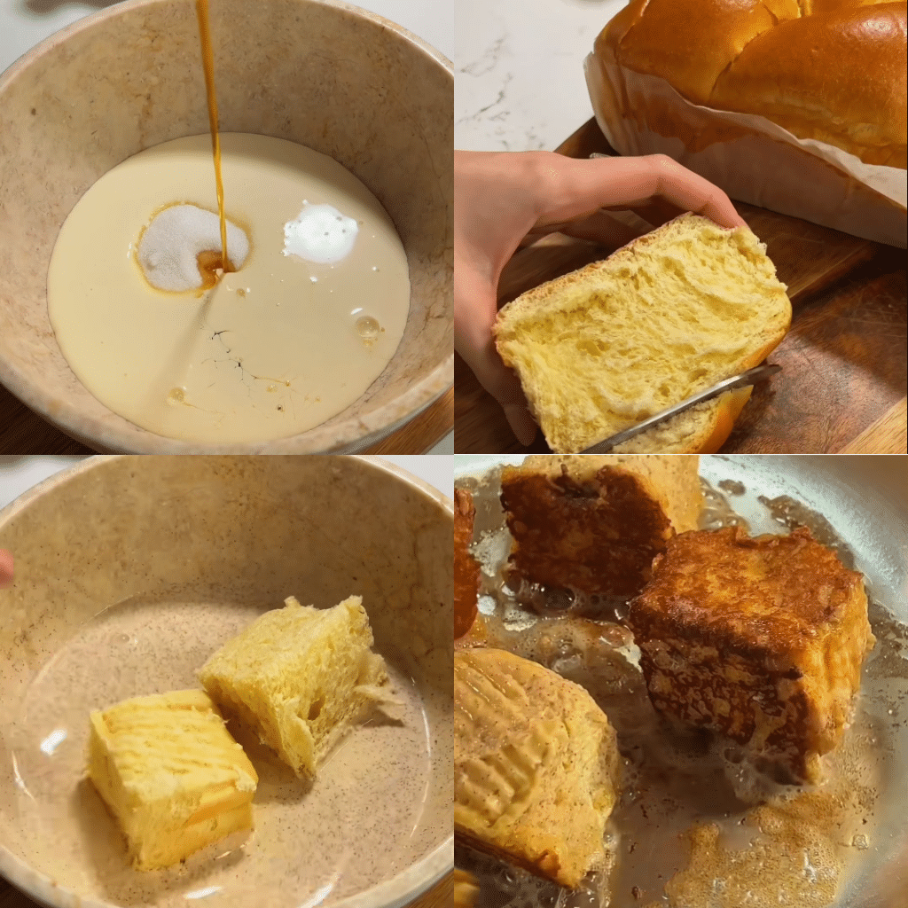 Cinnamon Sugar French Toast Bites Step-by-Step Instructions