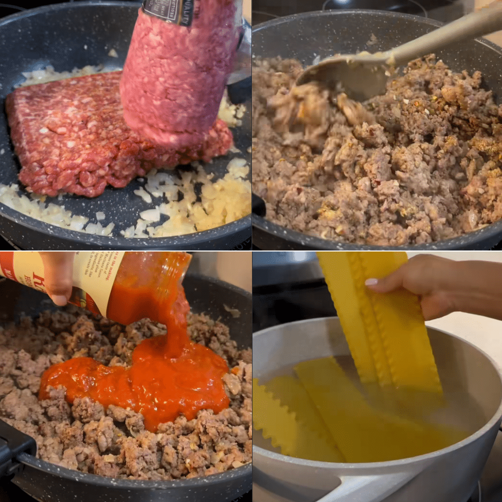 Lasagna Step-by-Step Instructions