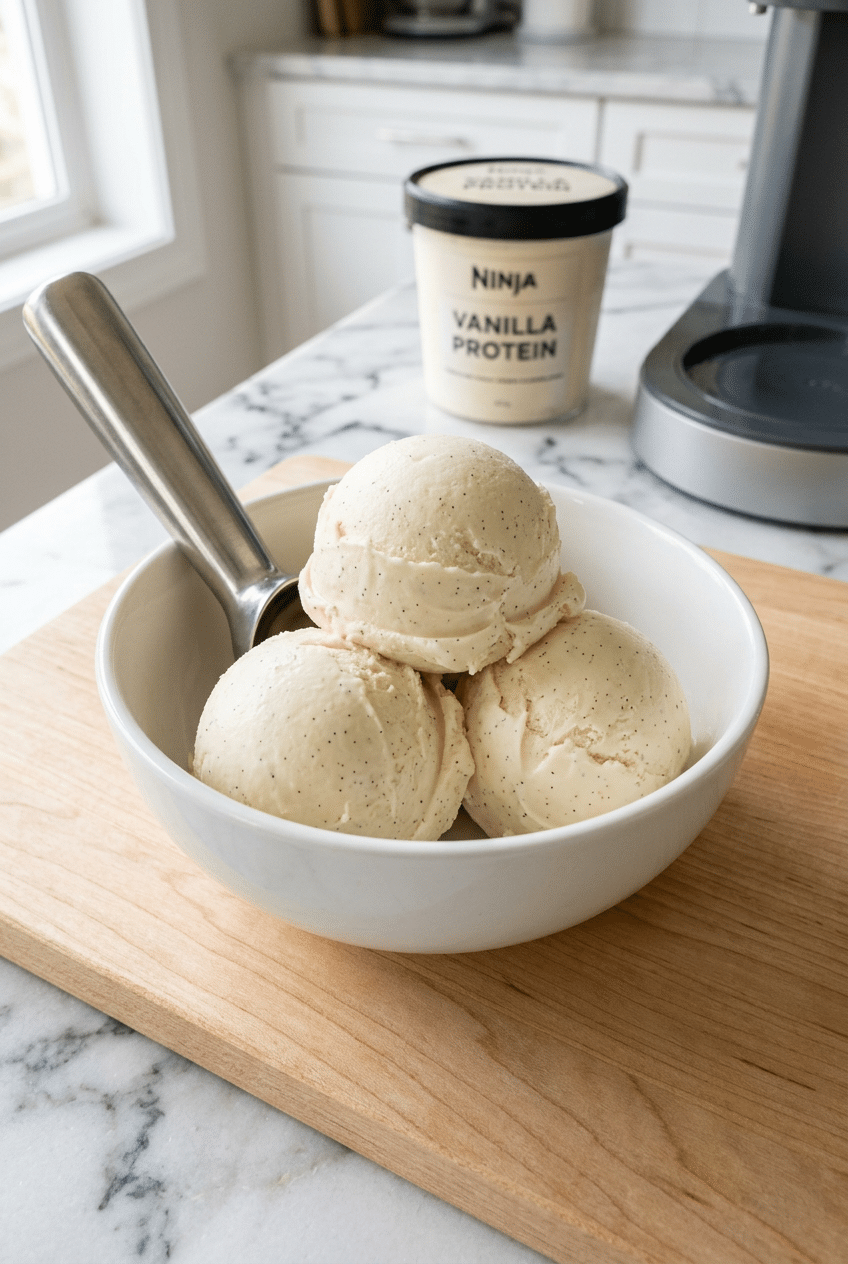 Ninja Creami Protein Ice Cream recipe