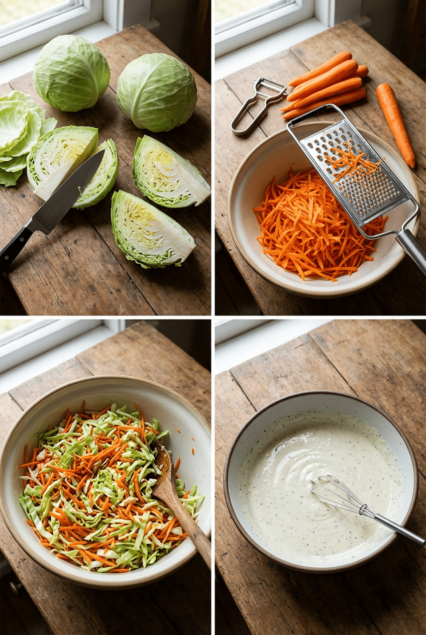Step-by-step cooking process