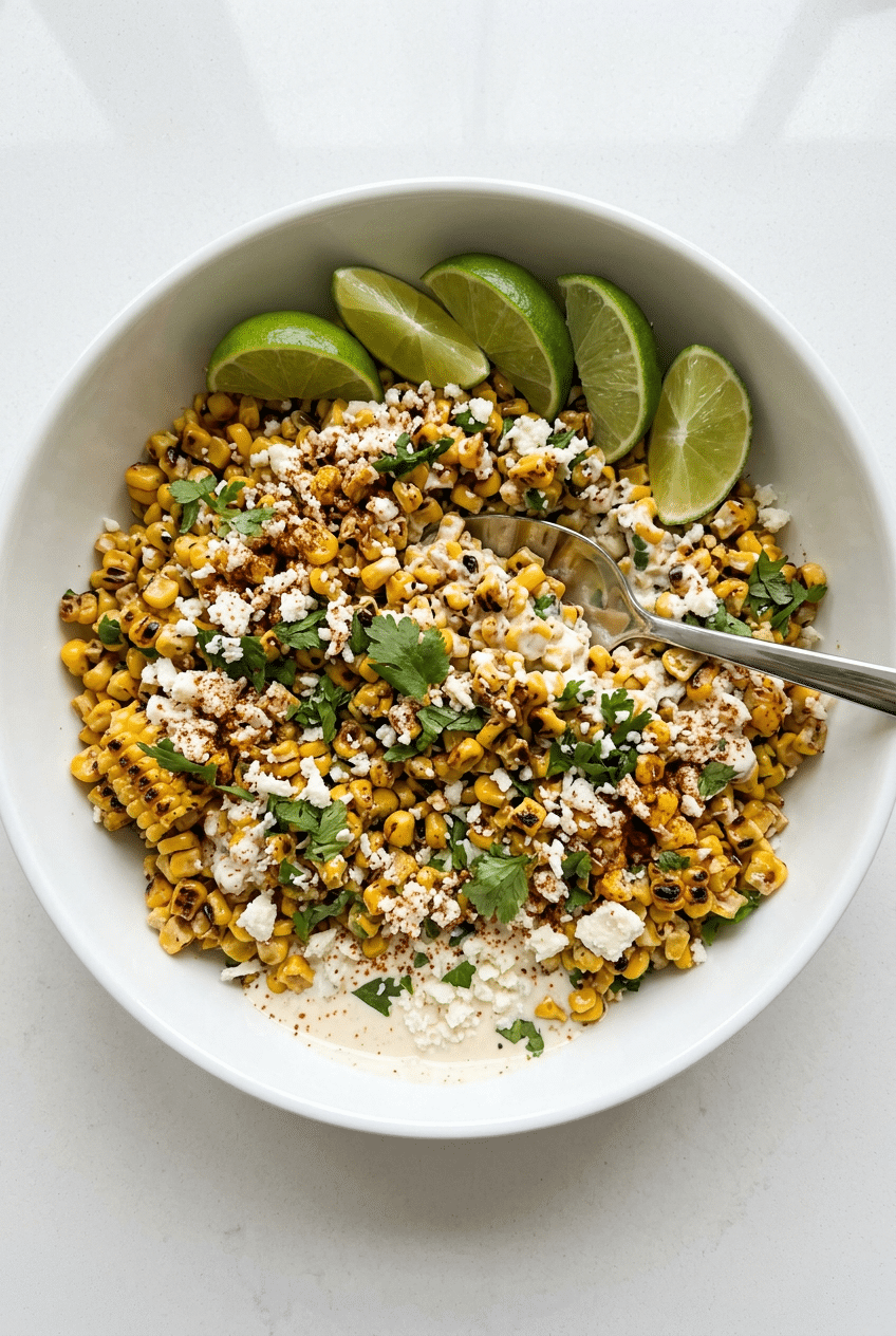 Mexican street corn salad recipe
