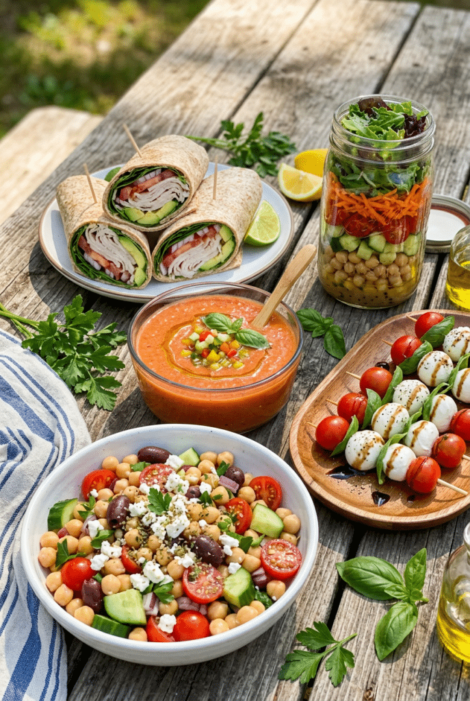 no-cook summer meals - 5. No-Cook Summer Meals served on a plate