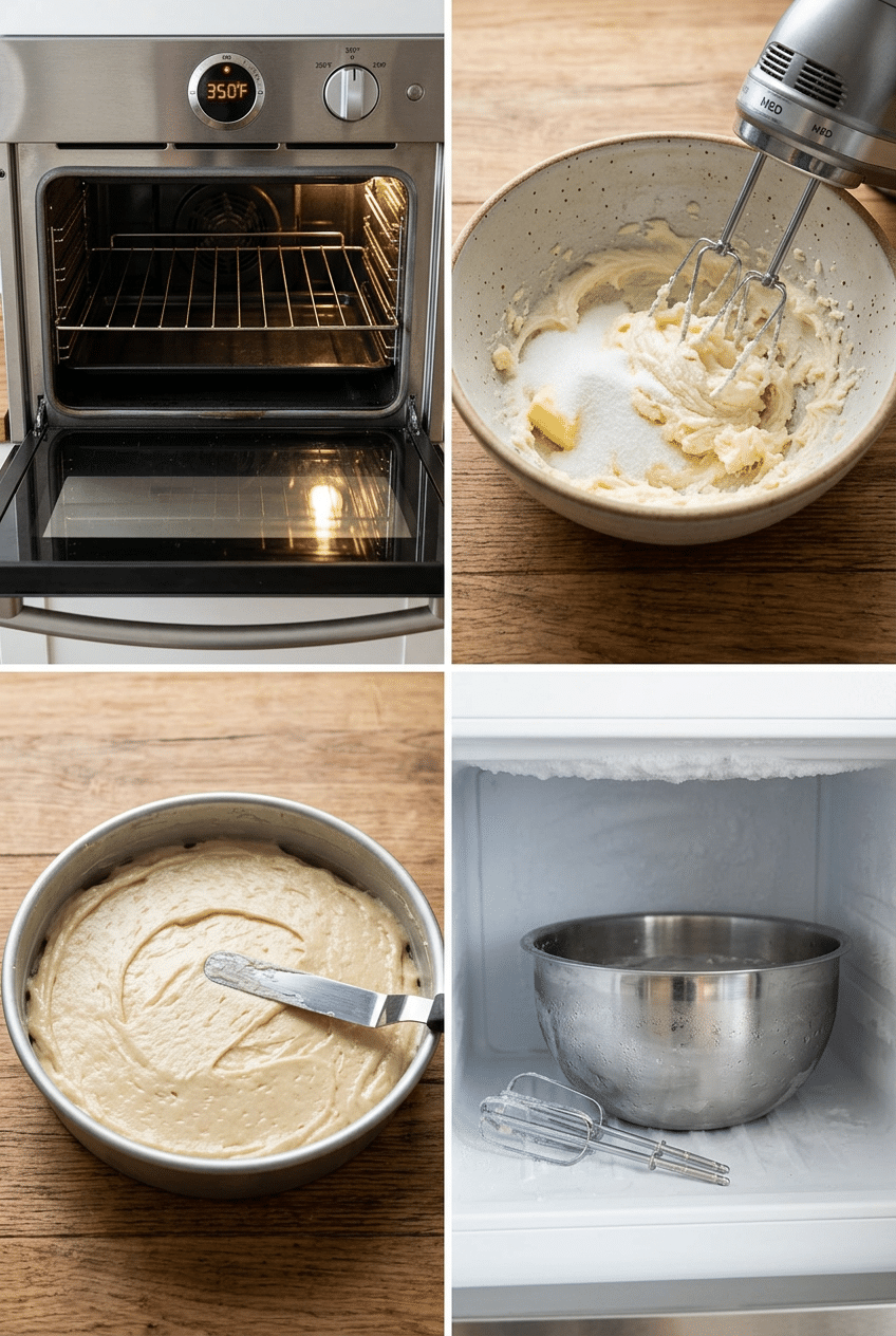 Step-by-step cooking process