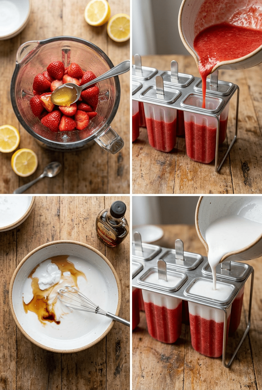 Step-by-step cooking process