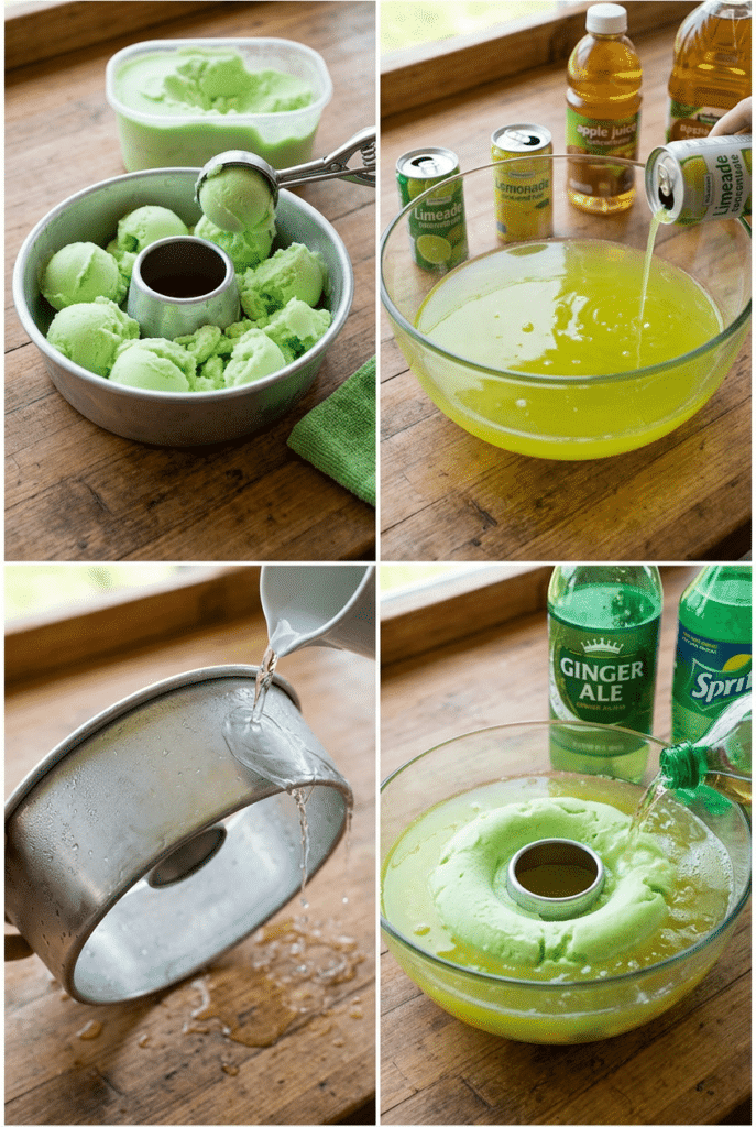 Step-by-step cooking process