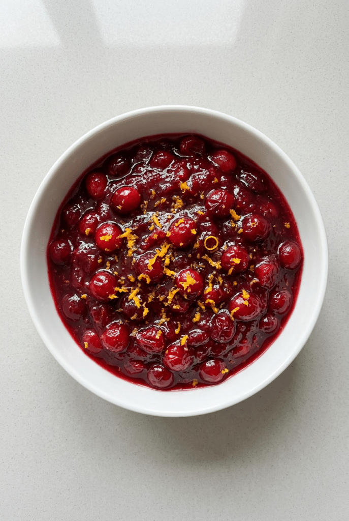 cranberry sauce - 3. Cranberry Sauce served on a plate