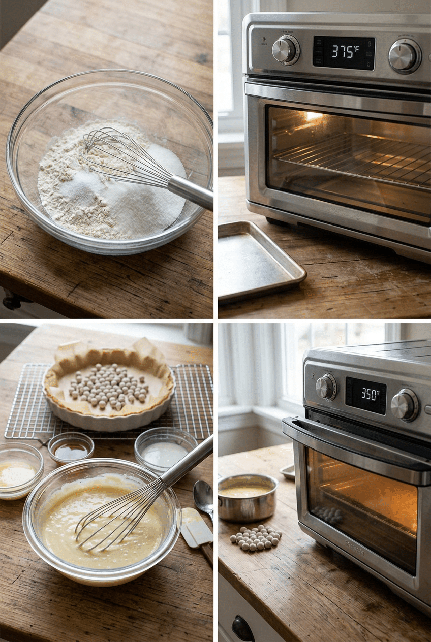 Step-by-step cooking process