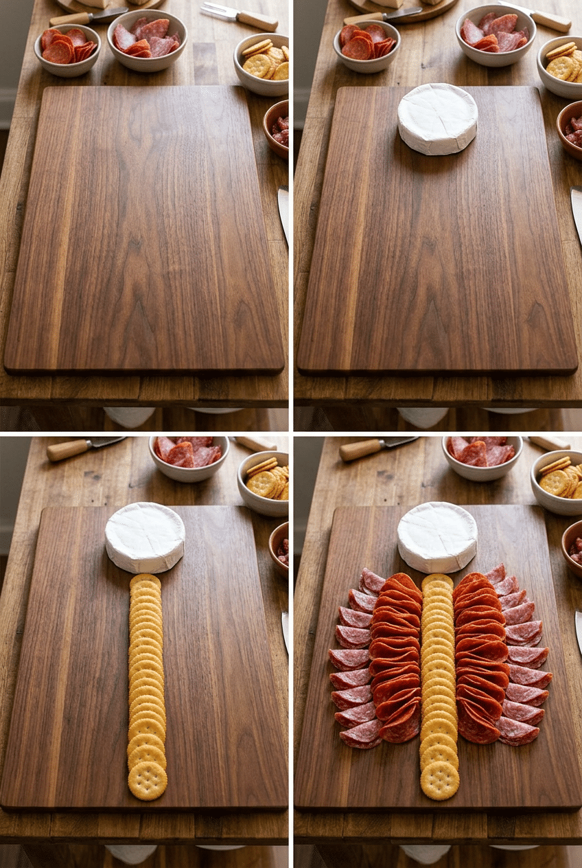 Step-by-step cooking process